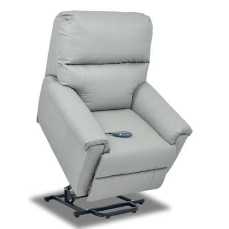 Poltrona Reclinável Alpha com LIFT - Couro Legítimo