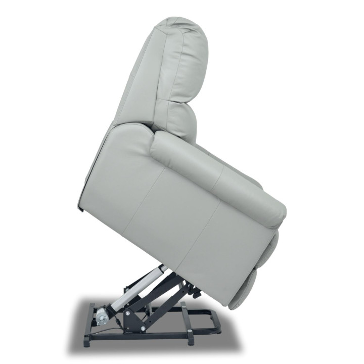 Poltrona Reclinável Alpha com LIFT - Couro Legítimo