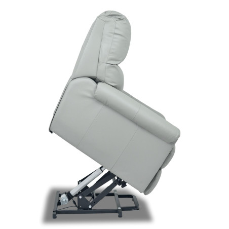 Poltrona Reclinável Alpha com LIFT - Couro Legítimo