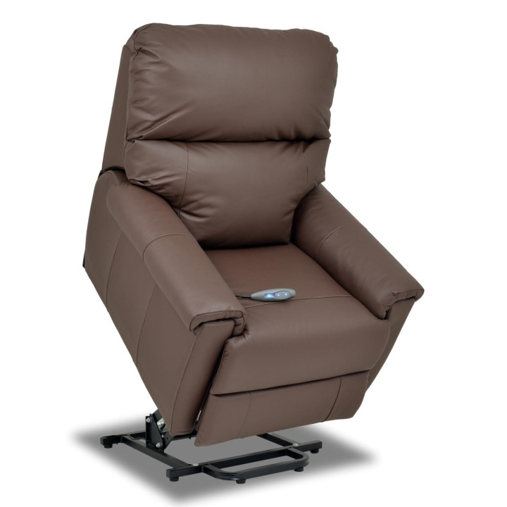 Poltrona Reclinável Alpha com LIFT - Couro Legítimo