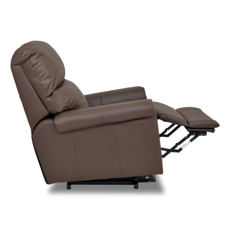 Poltrona Reclinável Alpha com LIFT - Couro Legítimo