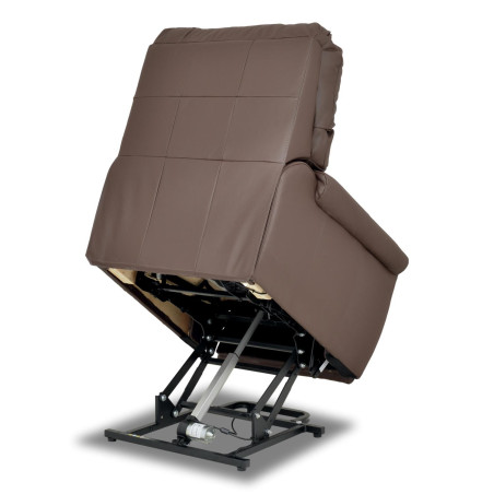 Poltrona Reclinável Alpha com LIFT - Couro Legítimo