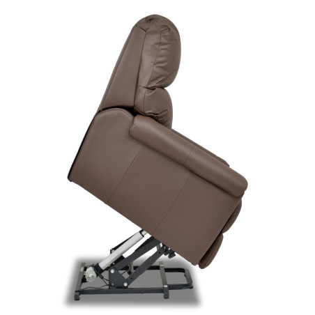 Poltrona Reclinável Alpha com LIFT - Couro Legítimo