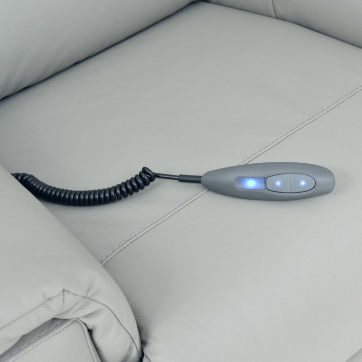 Poltrona Reclinável Alpha com LIFT - Couro Legítimo