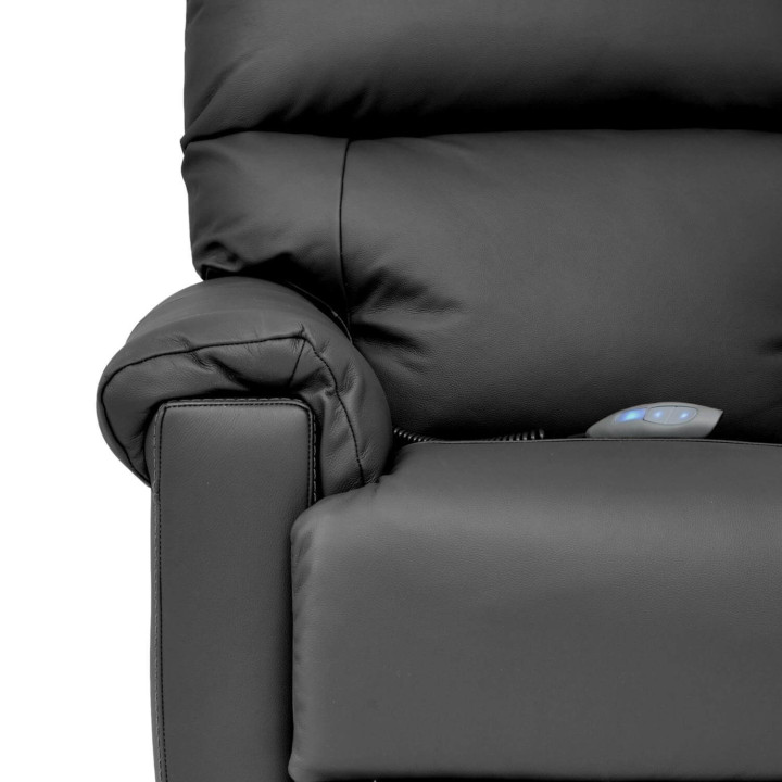 Poltrona Reclinável Alpha com LIFT - Couro Legítimo