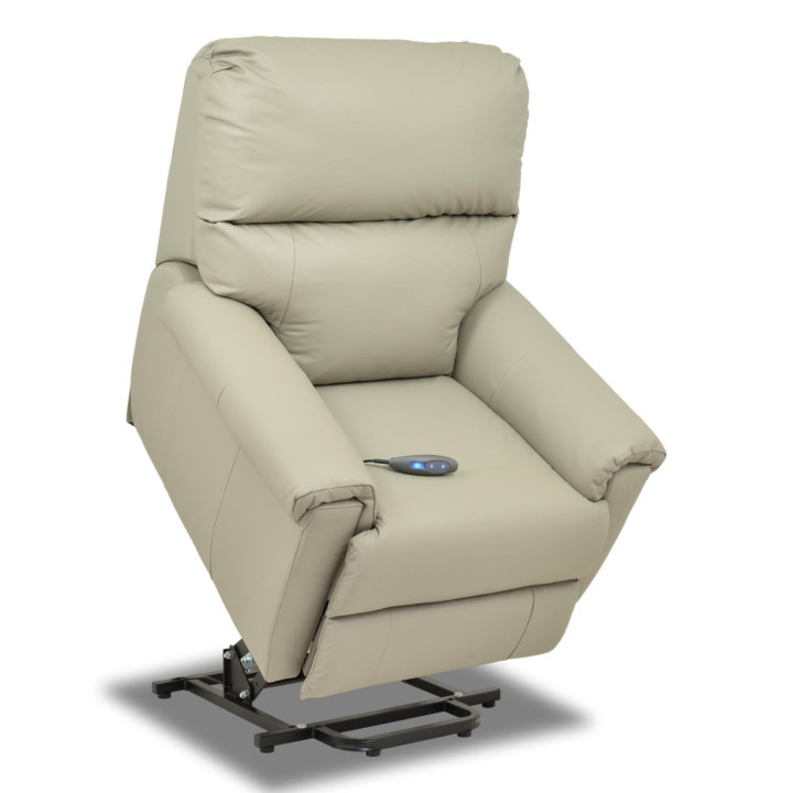 Poltrona Reclinável Alpha com LIFT - Couro Legítimo