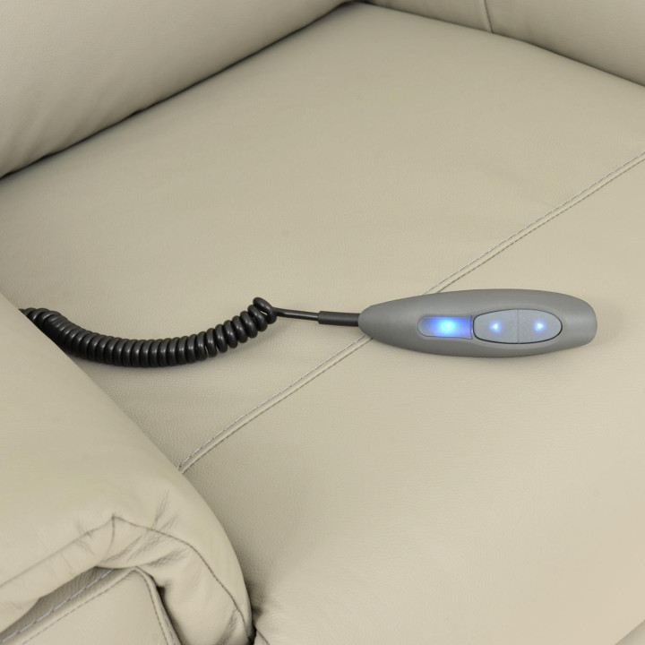 Poltrona Reclinável Alpha com LIFT - Couro Legítimo