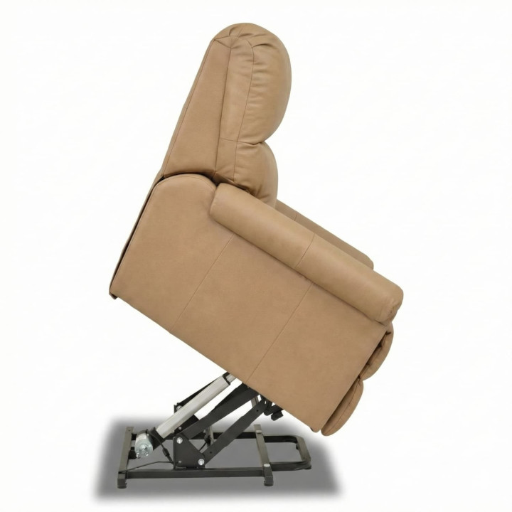 Poltrona Reclinável Alpha com LIFT - Couro Legítimo