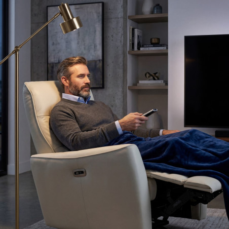 Poltrona Reclinável Hanna - Couro Legítimo