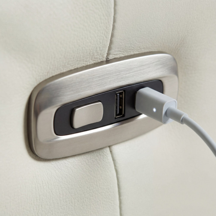 Poltrona Reclinável Hanna - Couro Legítimo