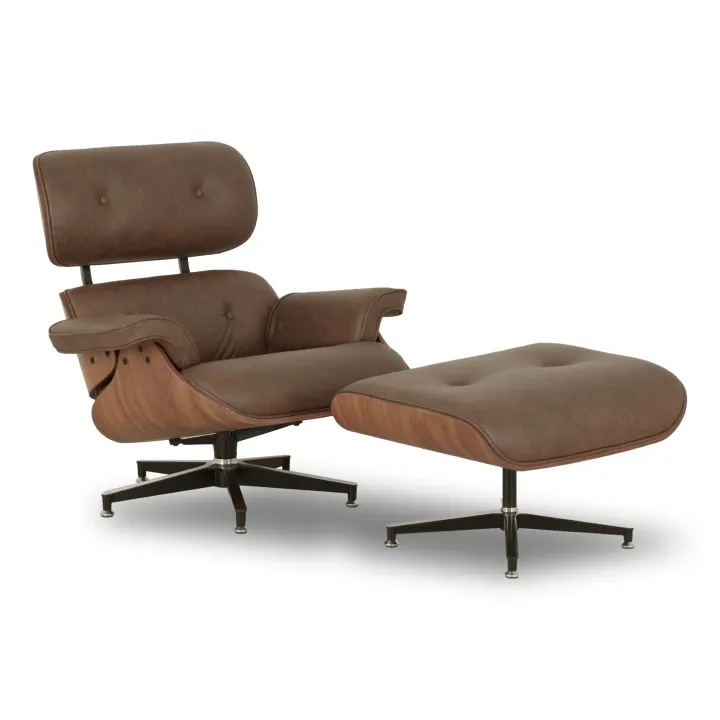 Poltrona Charles Eames Couro Legítimo | Poltronas