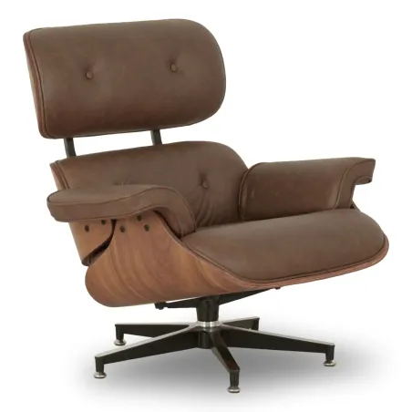 Poltrona Charles Eames Couro Legítimo | Poltronas