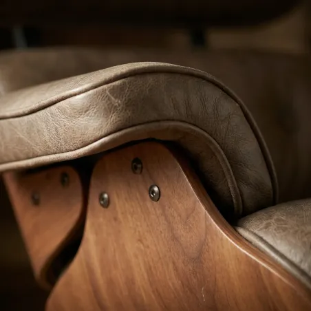 Poltrona Charles Eames Couro Legítimo | Poltronas