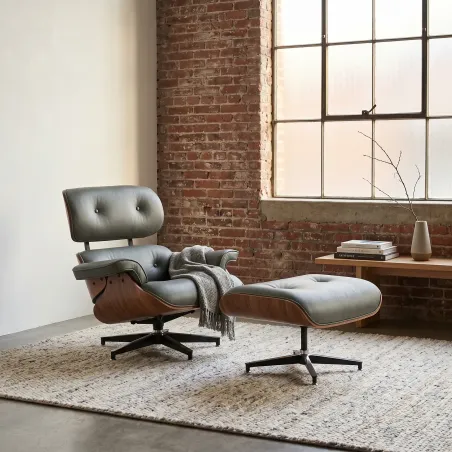 Poltrona Charles Eames Couro Legítimo | Poltronas