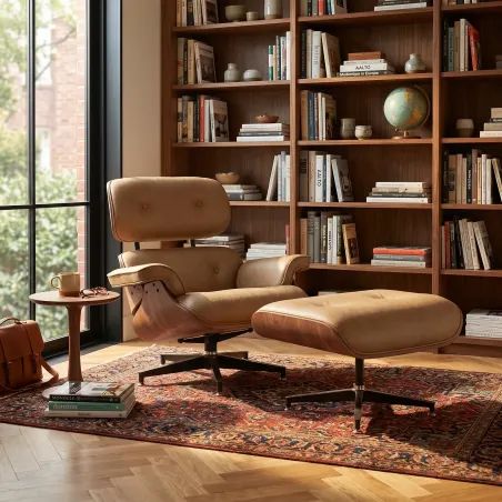 Poltrona Charles Eames Couro Legítimo | Poltronas