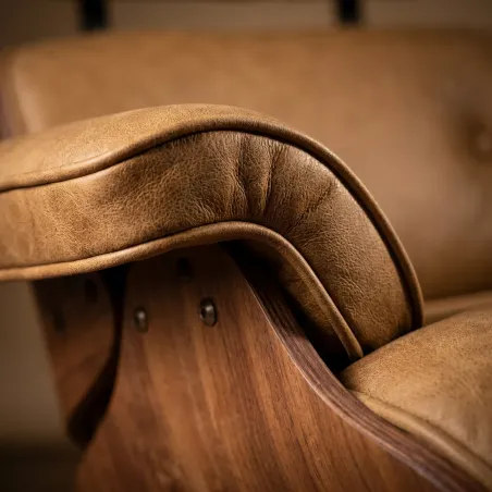 Poltrona Charles Eames Couro Legítimo | Poltronas